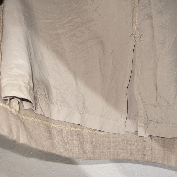 Yansi Fugel Tan Wool‎ Pencil Skirt Size 8 - Picture 4 of 8